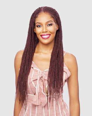 TDBL Boxy 34 Synthetic Lace Front Braided Wig Vanessa