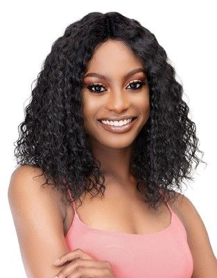 Teagan 100 Human Hair Natural Deep Part Lace Wig Janet Collection