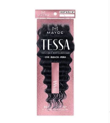 Deep Wave 12 4X4 Tessa HD Lace Closure Mayde Beauty
