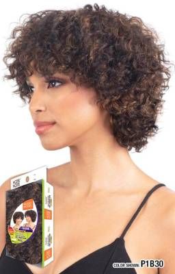 Tessie Nude Brazilian Natural 100 Human Hair Wig Model Model