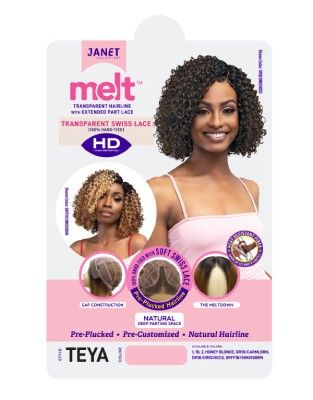 Teya By Janet Collection HD Melt Extended Part Lace Front Wig