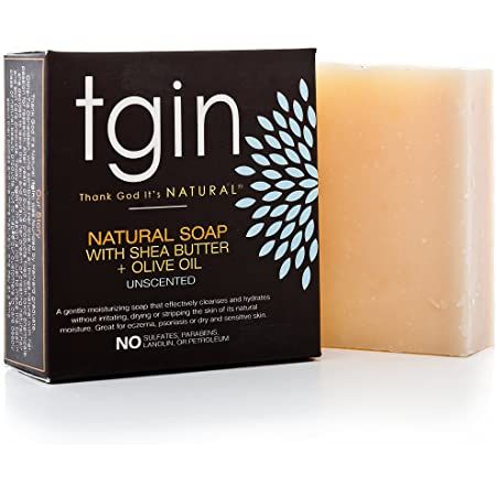 tgin Natural Soap with Shea Butter Olive Oil Unscented 