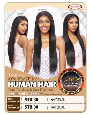 TH34 Str 30 100 Brazilain Human Hair 13X4 Lace Front Wig By Honey - Vanessa