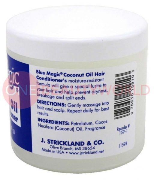 Blue Magic Coconut Oil Hair Conditioner, 12 oz