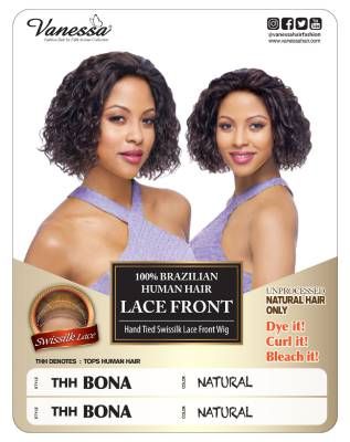 THH Bona 100 Brazilian Human Hair Lace Front Wig By Vanessa