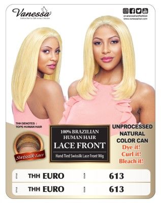 THH Euro 100 Brazilian Human Hair Lace Front Wig By Vanessa