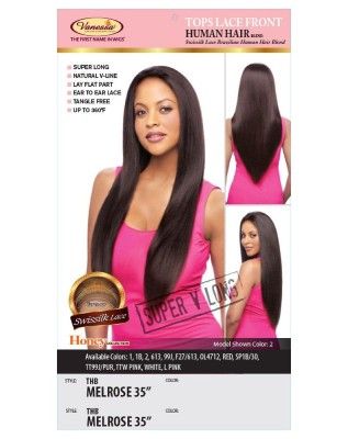 THB Melrose 35 Human Hair Blend HD Lace Front Wig Vanessa