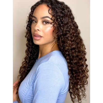 Tight Curls 18 Inch Rio 100 Remy Virgin Human Hair Clip in Extension