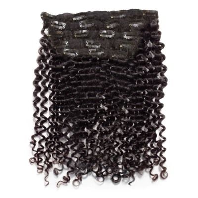 Tight Curls 22 Inch Rio 100 Remy Virgin Human Hair Clip in Extension