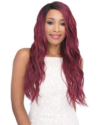 Tina Synthetic Hair Natural Super Flow Deep Part Lace Front Wig By Janet Collection