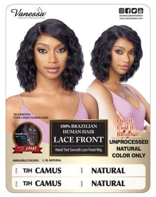 TJH Camus 100 Human Hair Lace Front Wig Vanessa