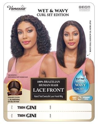TMH Gini 100 Human Hair Lace Front Wig  Vanessa