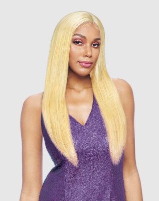 TMH35 E24-26 100 Brazilian Human Hair Lace Front Wig By Vanessa