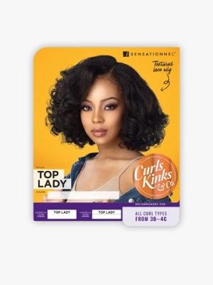 Top Lady Synthetic Curls Kinks N Co Empress Lace Front Wig Sensationnel