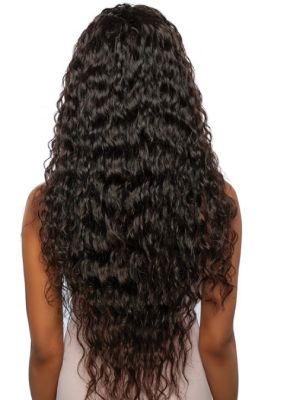 11A Deep Wave 30 Unprocessed Brazilian Human Hair HD Lace Front Wig Trill Mane Concept