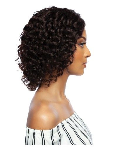 TRHM214 11A Soft Ripple Curl 10 Middle Part  Lace Front Wig Mane Concept