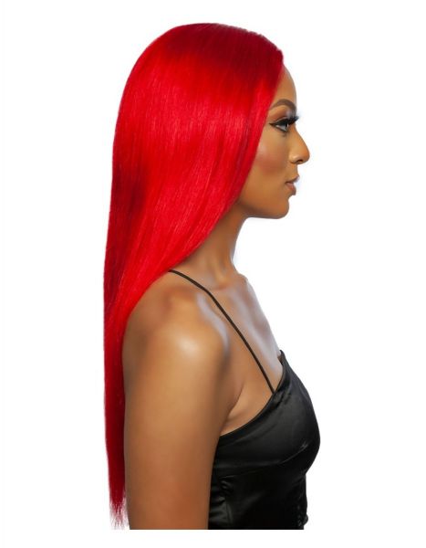 TROC203 - 13A RED STRAIGHT 20 HD LACE FRONT WIG Mane concept