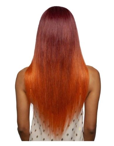TROC207 13A Ombre Amber Straight HD Lace Front Wig Mane Concept