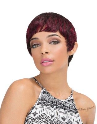Trudy 100 Remy Human Hair Full Wig By Janet Collection