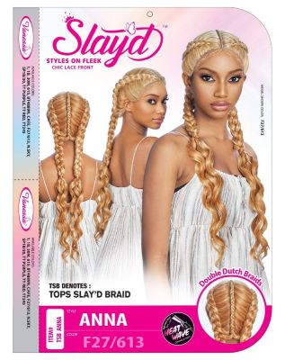 TSB Anna Tops Slayd Braided Lace Front Wig Vanessa
