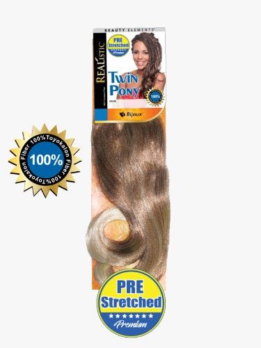 Twin Pony Braid 100% Kanekalon Realistic Beauty Element Braiding Hair - Bijoux
