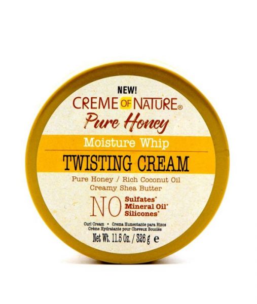Creme of Nature Moisture Whip Twisting Cream, 11.5 oz, Creme of Nature, Twisting Cream, Creme of Nature Twisting Cream, Creme of Nature Moisture Whip, Moisture Whip, Moisture Whip Twisting Cream, Twisting, Cream, non flaking, non sticky, non greasy,  long