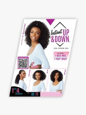UD 20 Synthetic Hair Instant Up n Down Half Wig Sensationnel