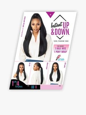 UD 8 Instant Up n Down Synthetic Hair Half Wig Sensationnel