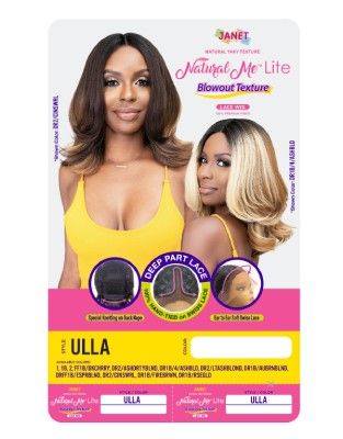 Ulla Natural Me Lite Blowout Synthetic Lace Front Wig By Janet Collection