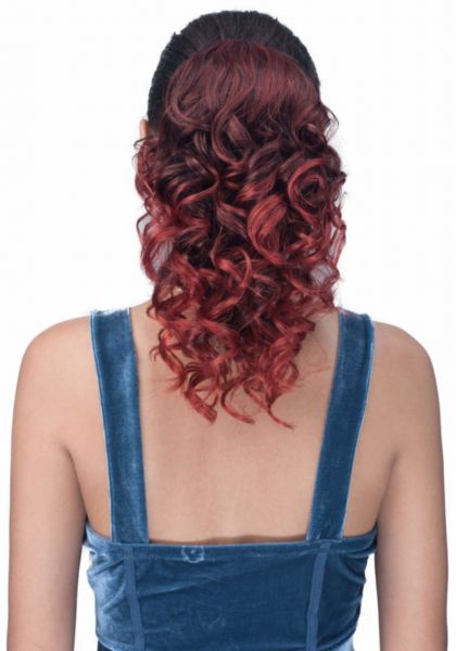 Spring Curl 14 Synthetic Drawstring Ponytail Hair Piece Laude Hair