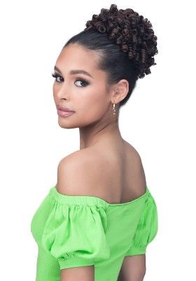 Rod Curl Puff Synthetic Drawstring Ponytail Hair Piece Laude Hair