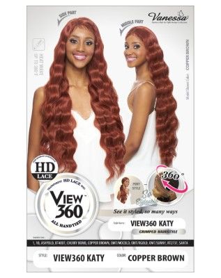 View360 Katy Premium Synthetic Hd Lace Part Wig By Vanessa
