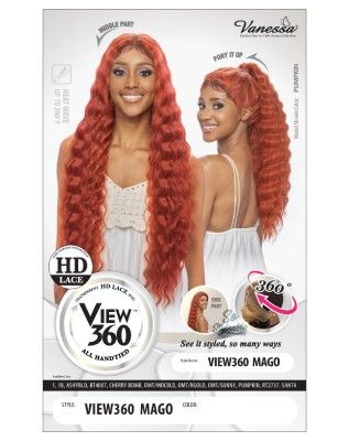 View360 Mago Premium Synthetic Hd Lace Part Wig By Vanessa