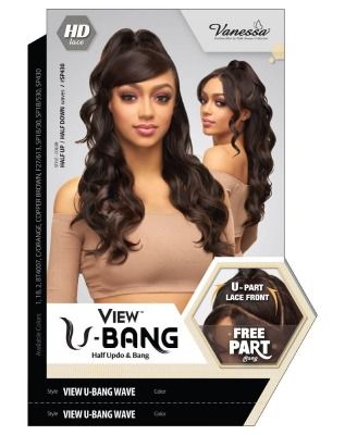 View U-Bang Wave Transparent HD Lace Frontal Wig Vanessa