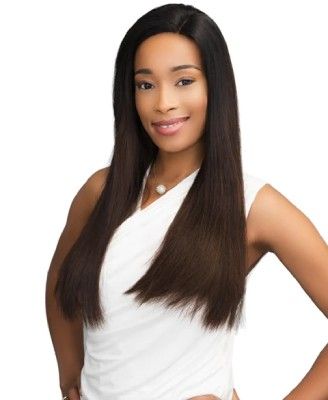 VIP 18 Inch 100 Remy Human Hair Lace Front Wig By Janet Collection