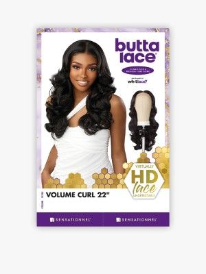 Volume Curl 22 Butta Lace HD Lace Front Wig Sensationnel