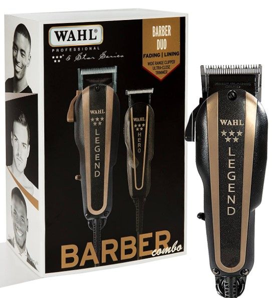 WAHL 5 Star Series  Barber Combo Legend Clipper and Hero T-Blade Trimmer Black, wahl Barber Combo Legend Clipper, wahl 5 star, clipper Legend Clipper and Hero T-Blade Trimmer, trimmer, wahl trimmer, wahl Legend Clipper , onebeautyworld.com, wahl 5 star se