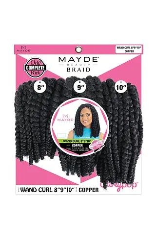 Wand Curl 8 9 10 Curlypop Crochet Braid Mayde Beauty