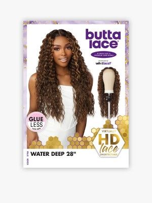 Water Deep 28 Butta Human Hair Blend HD What Lace Front Wig Sensationnel