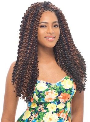 Water Wave 24 Inch China Noir Crochet Braid By Janet Collection