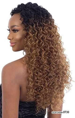 WET & CURLY 001 3PCS (16+18+20) Synthetic Bloom Bundle Weave By Mayde Beauty