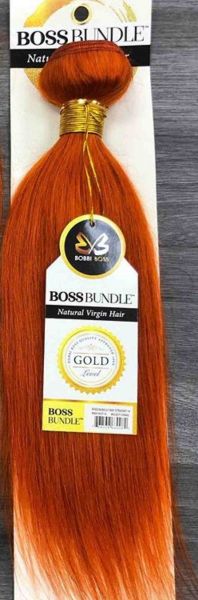 Yaky Straight Bobbi Boss BOSS BUNDLE 100% Natural Virgin Hair Weave