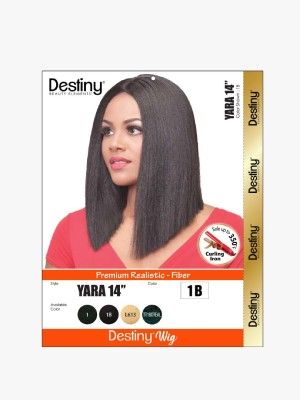 Yara 14 Inch Destiny Premium Realistic Fiber Full Wig - Beauty Elements
