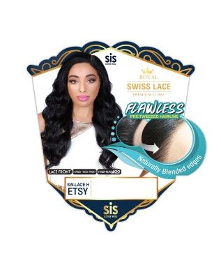 Zury Sis Royal Synthetic Pre Tweezed Swiss Lace Front Wig - SW-LACE H ETSY