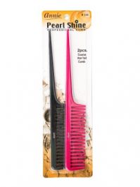 Annie Rat Tail Pearl Shine Comb #144 1Dzn