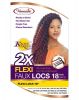 flexi locs, synthetic hair crochet braids, synthetic locs hair, vanessa braids, OneBeautyWorld, 2X, Flexi, Locs, 18, Synthetic, Hair, Crochet, Braid, Kalon, Tress, Vanessa