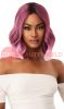  Jhalay Outre Color Bomb Water Color Ombre I Part Swiss Lace Front Wig