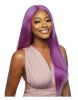  13A, VIOLET ,PURPLE, STRAIGHT, 20,lace frontal wig, UNPROCESSED HUMAN HAIR, Baby Hair ,Onebeautyworld, - TROC206 - 13A LACE FRONTAL WIG  VIOLET PURPLE STRAIGHT 20 - MANE CONCEPT