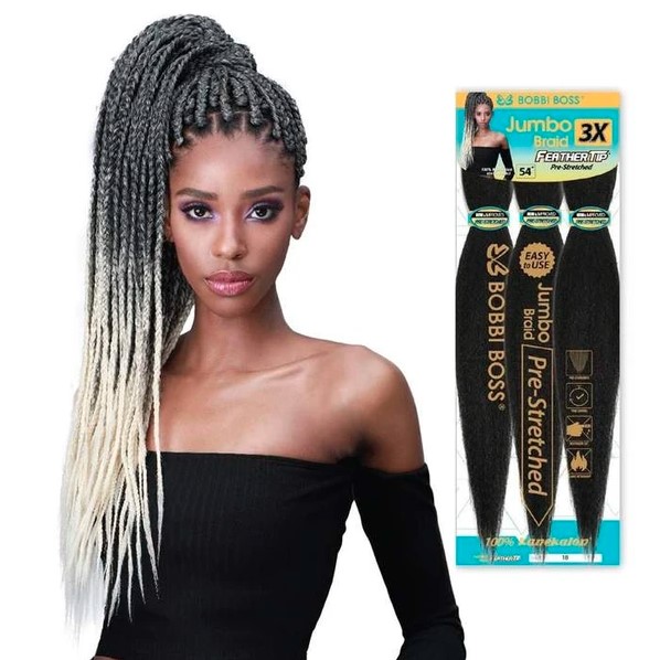 Bobbi Boss 100% Kanekalon Braids Jumbo Braid (10 pack)