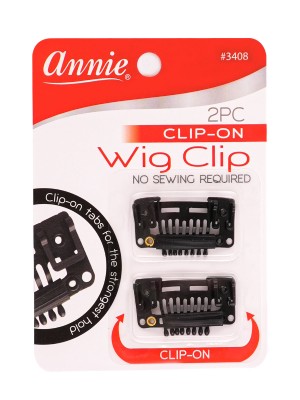 ANNIE 2PC Clip On Wig Clip[No Sewing Required] #3408 [pc]